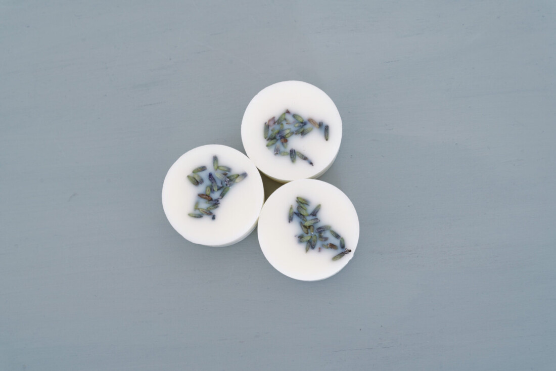 3 fondants de cire parfumee Lavande relaxante