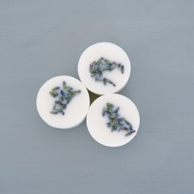 3 fondants de cire parfumee Lavande relaxante
