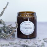 bougie parfumee lavande relaxante vue de face 150g