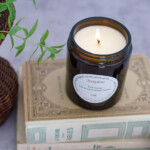 bougie parfumee verveine allumee 1