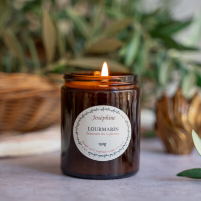 bougie parfumée Tilleul vue de face